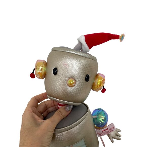 Vintage Bleap the Robot Christmas Holiday Plush Toy 22” Tall Russ Berrie - Picture 6 of 16